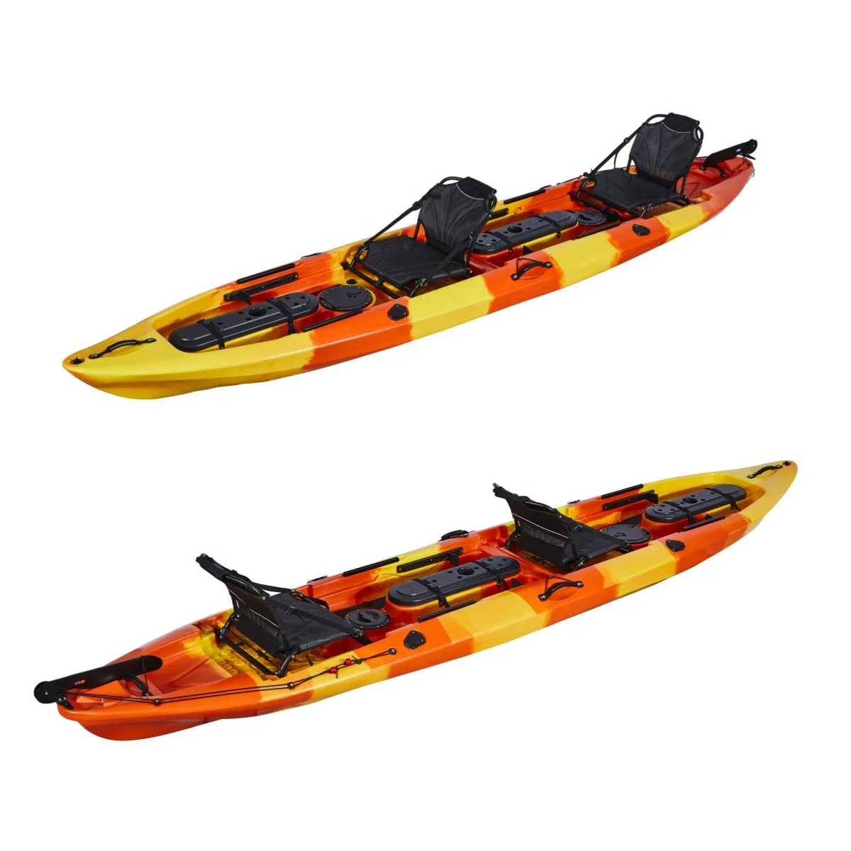 Großhandel 2-Personen-Kunststo – Fishing Kayak Paddle Bewertung und Preis